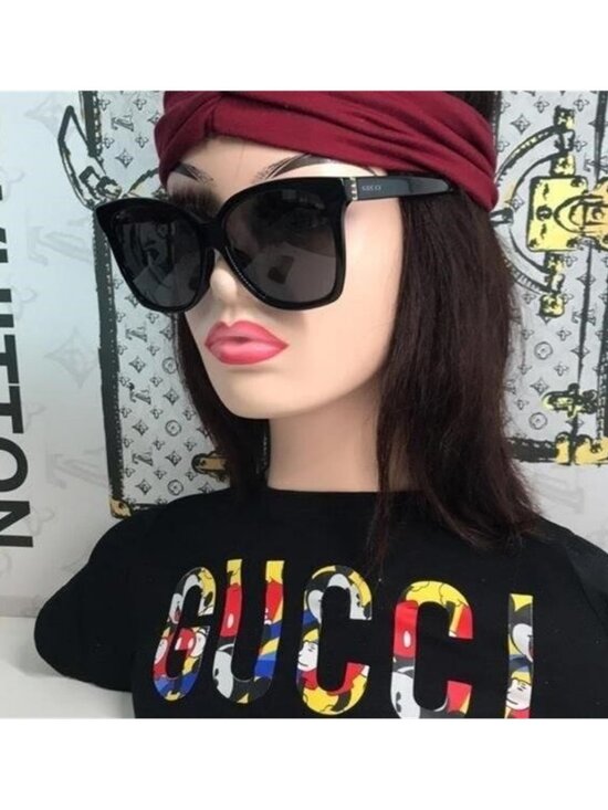 New Authentic Gucci GG0459SA 001 Black Women\'s Sunglasses main image 4